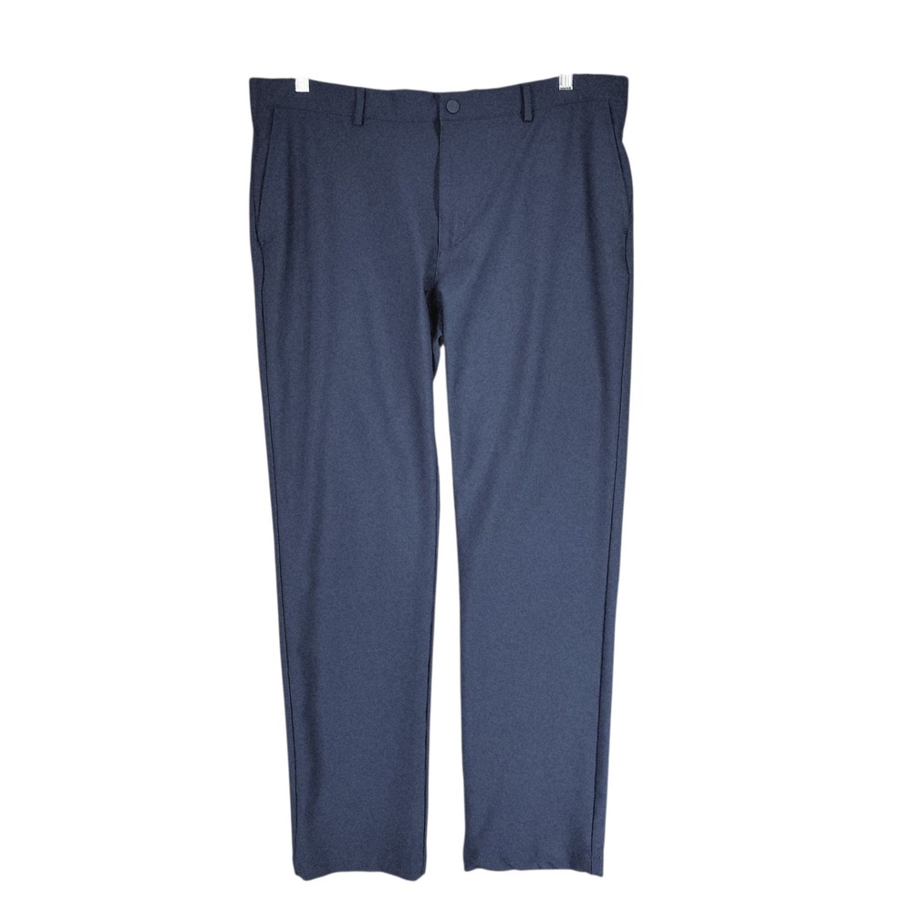 Greg Norman Golf Pants Men 38x32 Blue Polyester Spandex Performance‎ Stretch